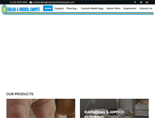 Tablet Screenshot of englishandorientalcarpets.com